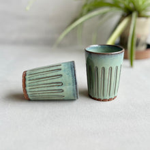 Load image into Gallery viewer, Saagar Chai Glass Green Set of 2