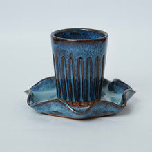 Load image into Gallery viewer, Saagar Chai Glass Blue Set of 2