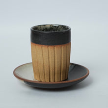 Load image into Gallery viewer, Kshitij Chai Glass & Dessert Plate Set