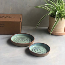 Load image into Gallery viewer, Saagar Plate Set - 1 Snack Plate & 1 Dessert Plate