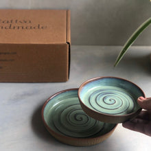 Load image into Gallery viewer, Saagar Plate Set - 1 Snack Plate & 1 Dessert Plate