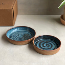 Load image into Gallery viewer, Saagar Plate Set - 1 Snack Plate & 1 Dessert Plate