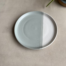 Load image into Gallery viewer, White &amp; Sage Quarter Plate
