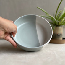 Load image into Gallery viewer, White &amp; Sage Serving Bowl
