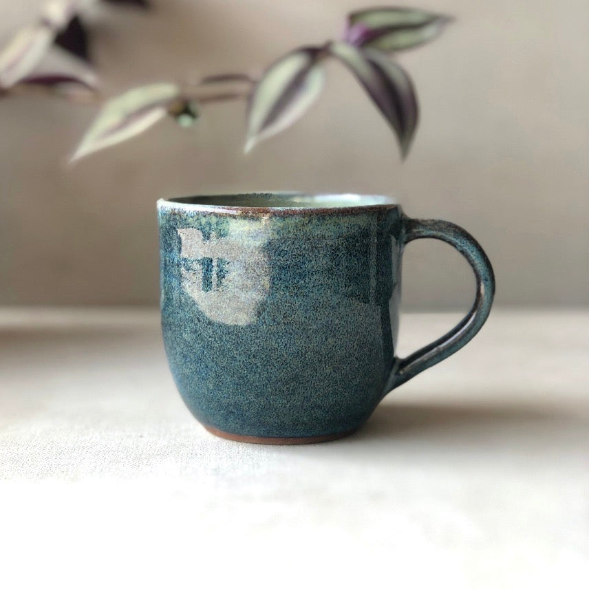Blue & Green Small Mug