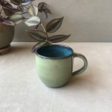 Load image into Gallery viewer, Green &amp; Blue Small Mug
